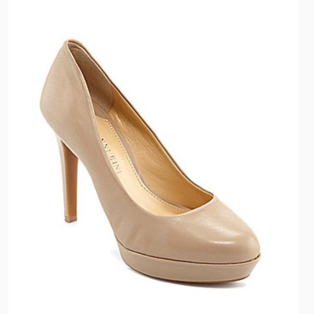 Gianni Leather Platform Pumps